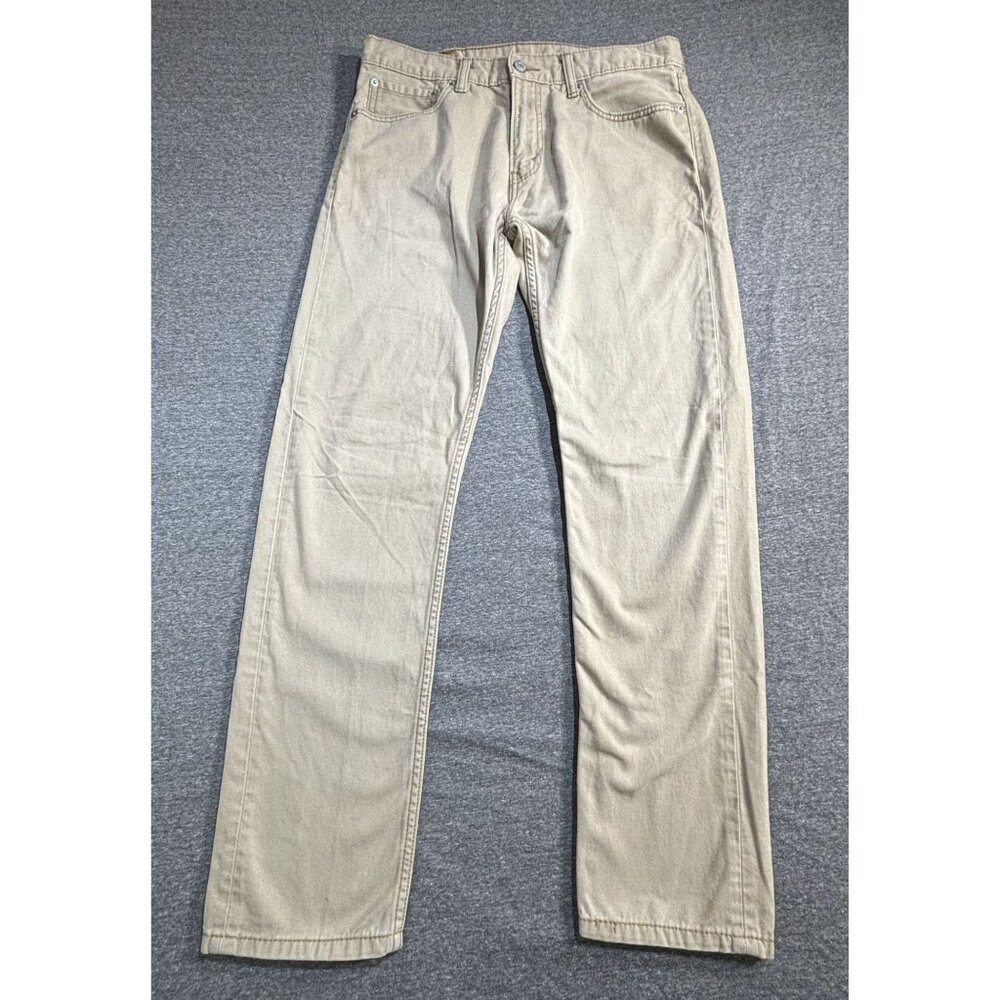 Levi's 508 Pants W32 L32 Original Riveted Beige Khaki Tan Preppy Chino